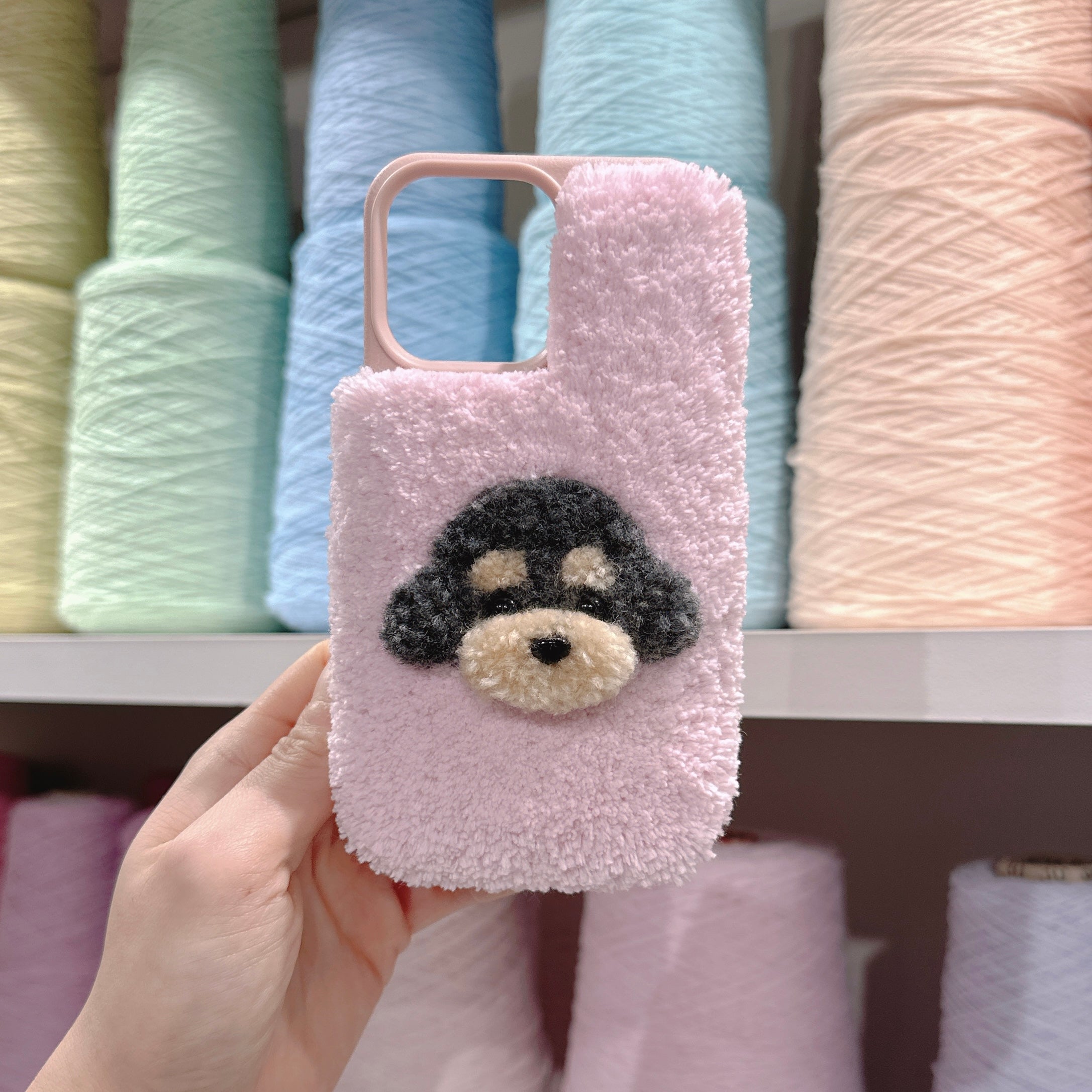 タフティングうちの子スマホケース カスタムメイド