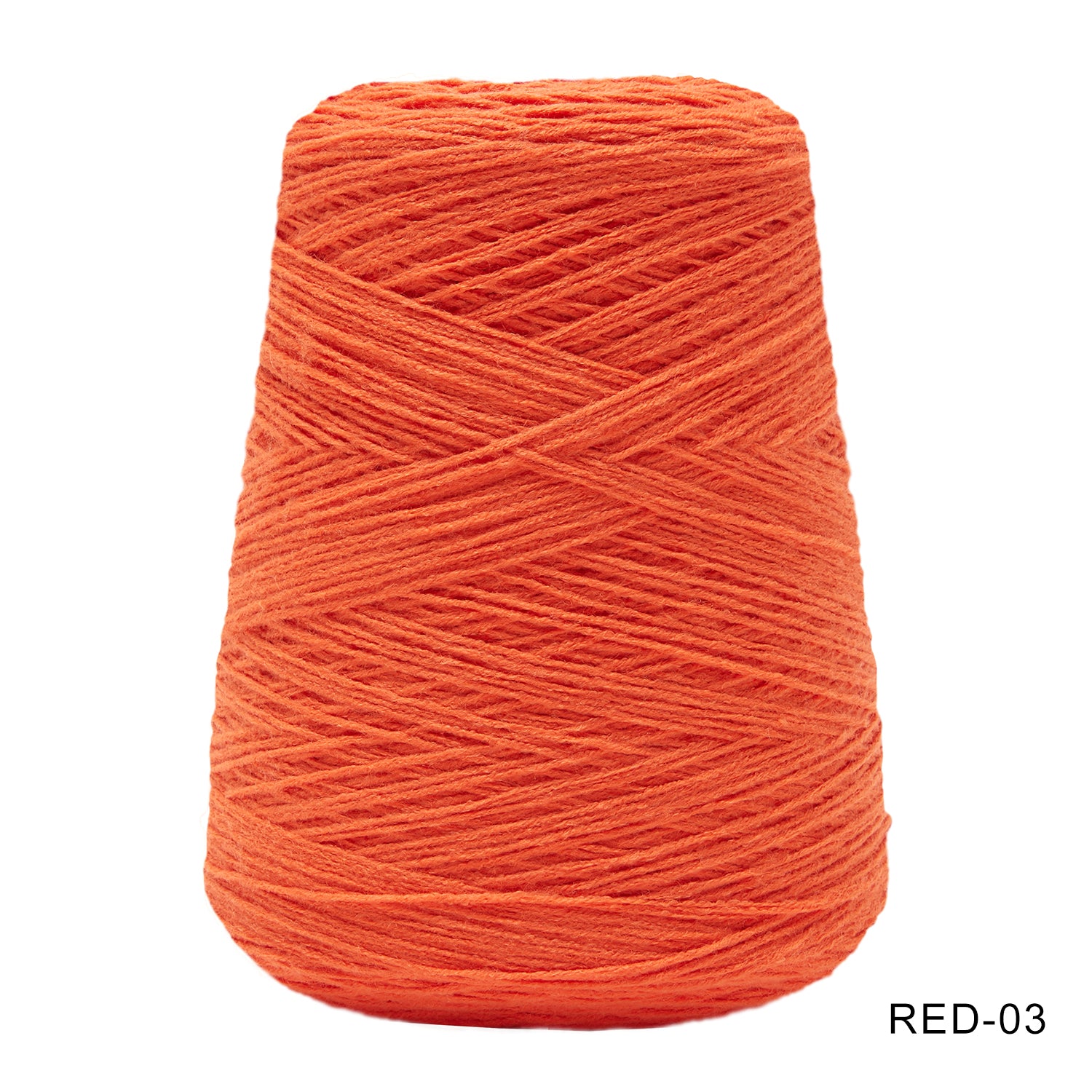【少量】タフティング毛糸 コーン巻 毛糸 Tufting yarn レッド・ピンク系【アウトレット】