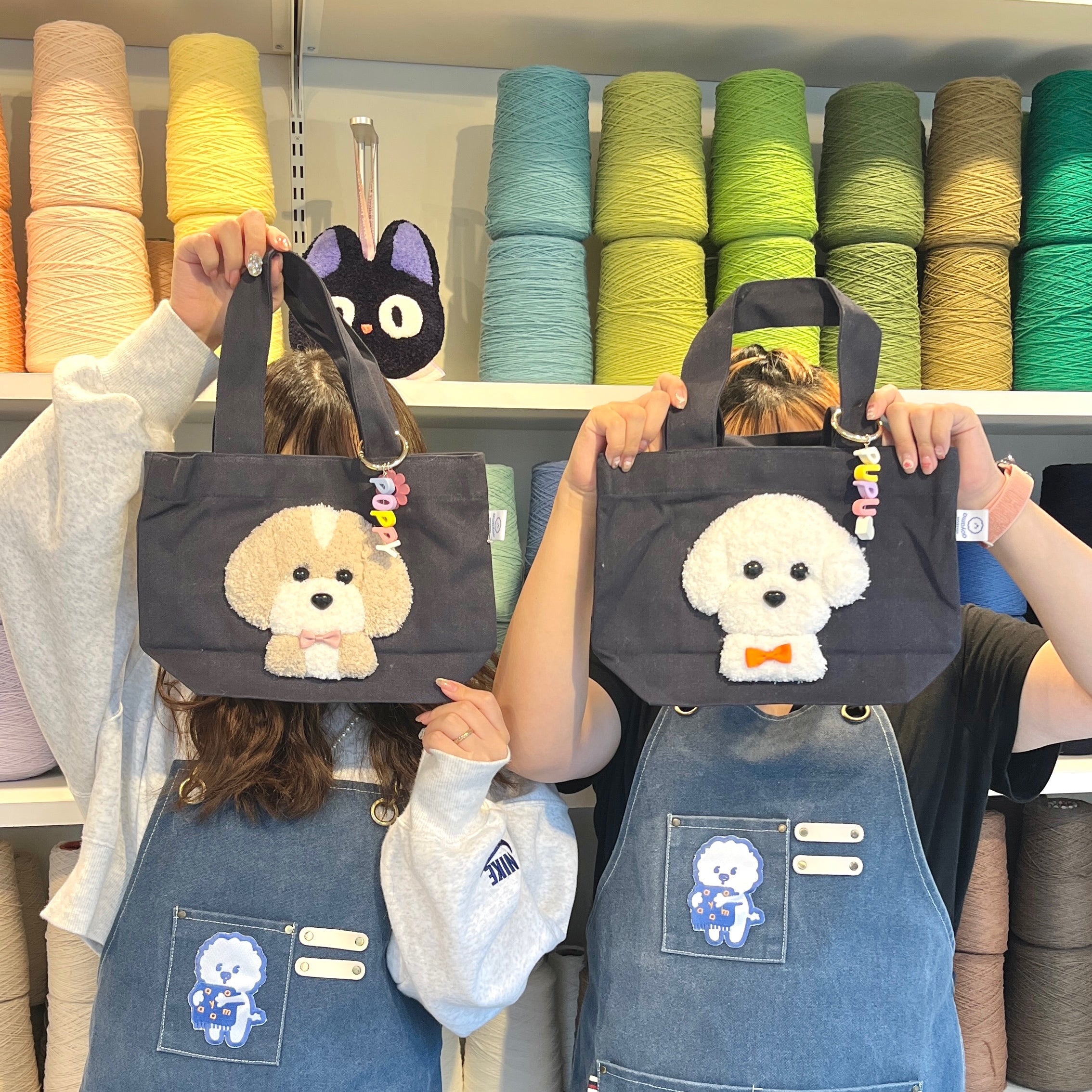 Workshop Tufted pawtner Dress-up Ribbon Bag