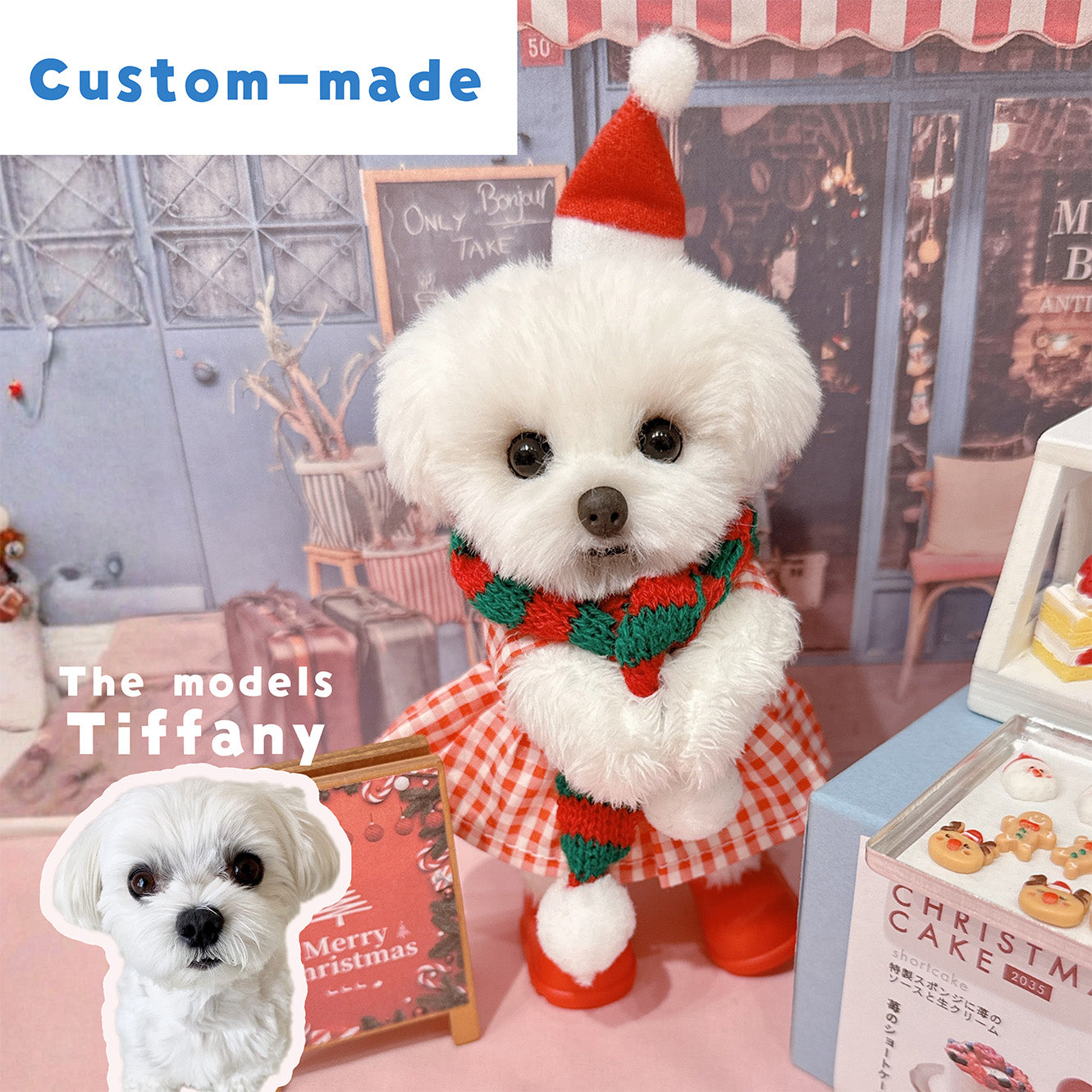Custom-made mini dolls - Maltese and Shih Tzu breeds
