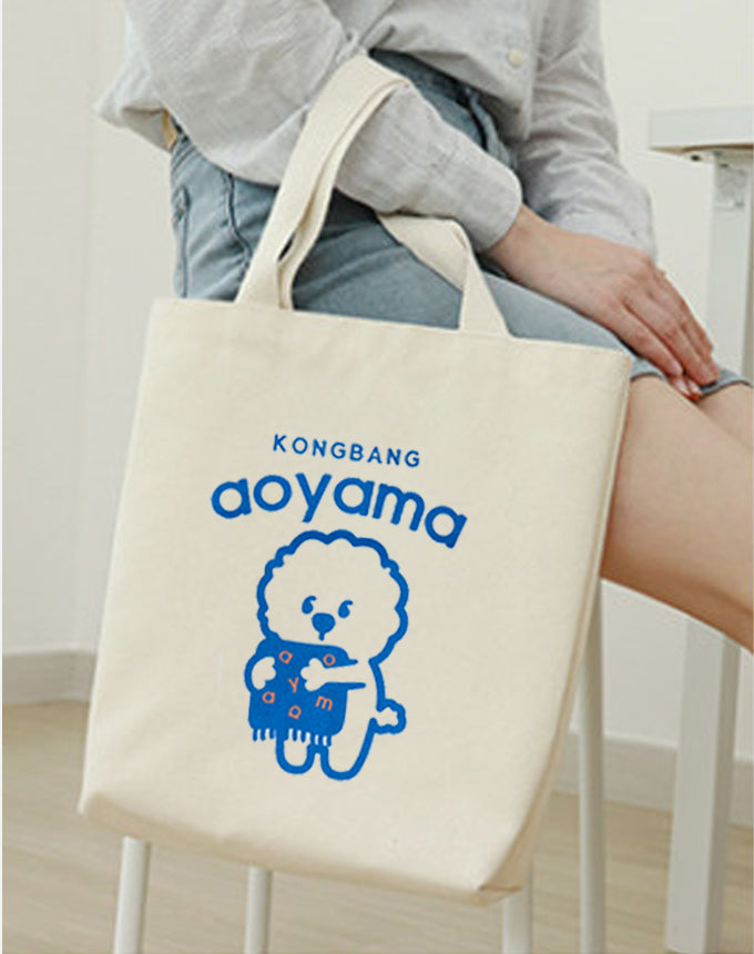 AOYAMA KONGBANG オリジナルロゴキャラクタートートバッグ