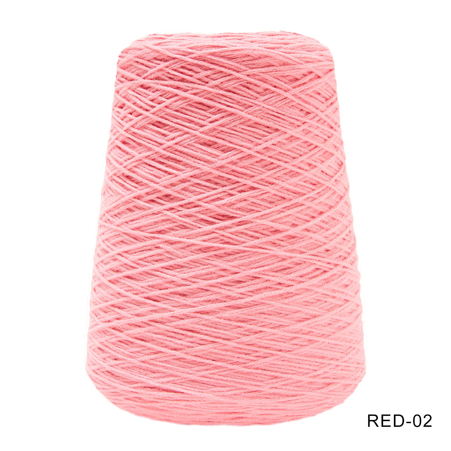【少量】タフティング毛糸 コーン巻 毛糸 Tufting yarn レッド・ピンク系【アウトレット】