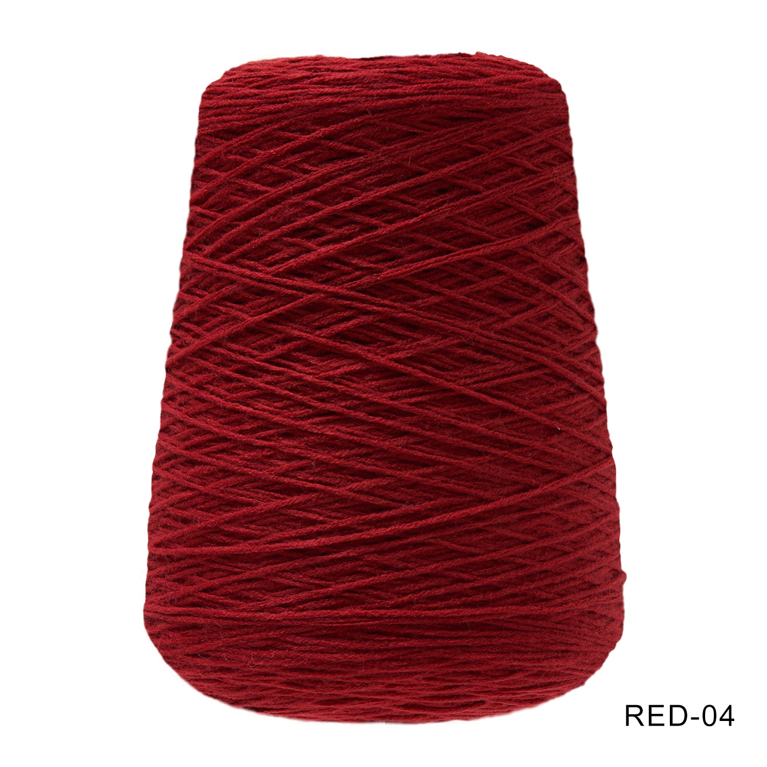 【少量】タフティング毛糸 コーン巻 毛糸 Tufting yarn レッド・ピンク系【アウトレット】