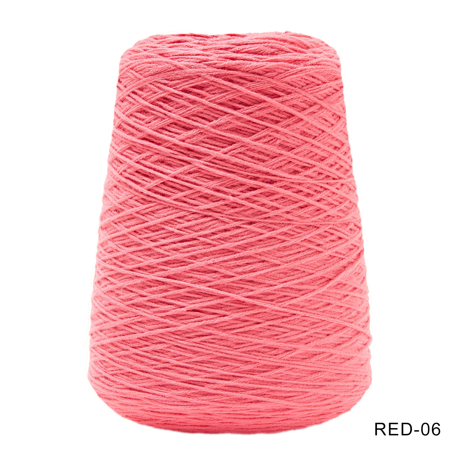 【少量】タフティング毛糸 コーン巻 毛糸 Tufting yarn レッド・ピンク系【アウトレット】